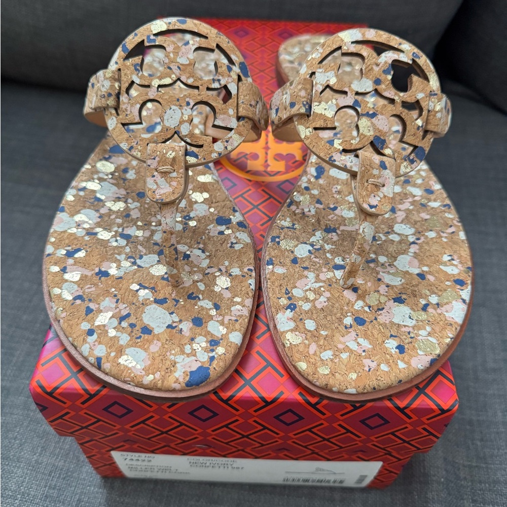 Tory Burch Cork Miller Sandals
